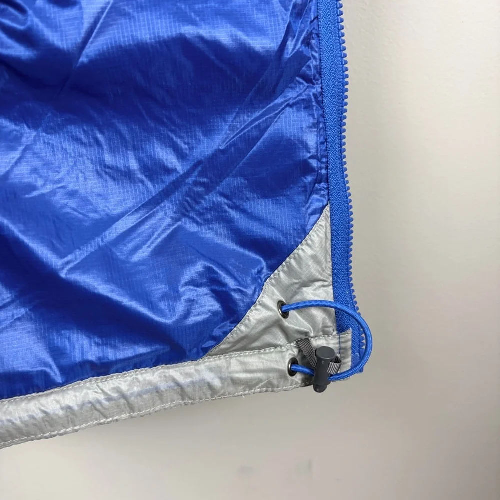 The North Face ThermoBall Vest Mens XXL Gray Blue Full Zip Lightweight‎ Puffer